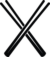 chopsticks icon vector illustration