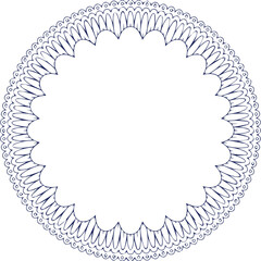 Beautiful flower art and mandala vector design