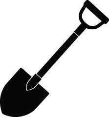 garden shovel icon vector illustration