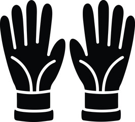 garden gloves icon vector illustration