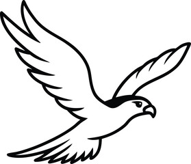 Obraz premium dove of peace vector