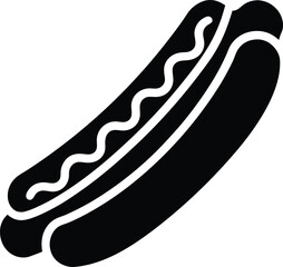 hot dog icon vector illustration
