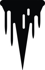 icicle icon vector illustration