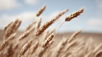 breathtaking view of sunny fields in saskatoon showcasing golden wheat swaying gently in breeze