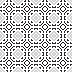 Thai pixel pattern. Abstract seamless pattern. Simple modern background. Repeat geometric design.