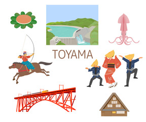 富山県の観光名所と名産