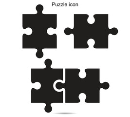 Fototapeta premium Puzzle icon