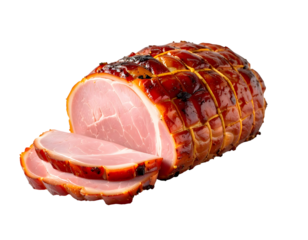 Roasted Ham with Slices