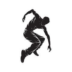 Black Dancer Silhouettes 