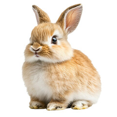 Obraz premium a small rabbit sitting on a white surface