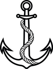 anchor with rope