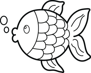 funny fish cartoon