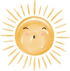 Watercolor graphic illustrations can be used in a variety of ways, such as digital printing, decoration, scrapbooks, stickers, baby rooms, illustrations, and more.