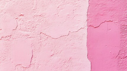 Pink Textured Wall Background Pastel Shades Cracked Plaster Surface Design Element Abstract Texture Modern Minimalist   