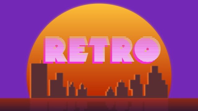 Colorful Retro Text Opener