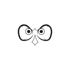 owl logo and vector template