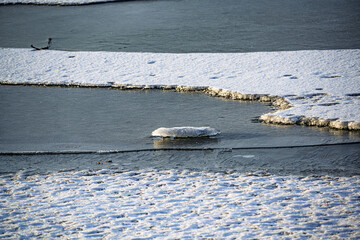 Melting lake - China Changchun Jingyuetan National Forest Park