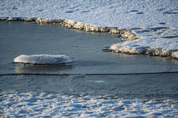 Melting lake - China Changchun Jingyuetan National Forest Park