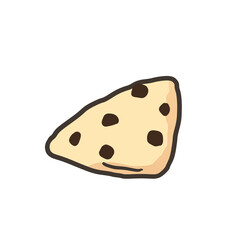 スコーンのシンプルなイラスト