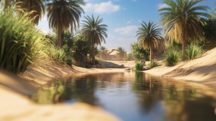 Vital Springs Hidden Within Endless Sandy Expanse