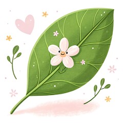 floral background with butterflies