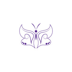 Obraz premium Beauty Butterfly icon design