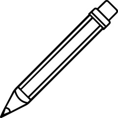 pencil outline line art illustration, coloring book page