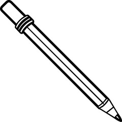 pencil outline line art illustration, coloring book page