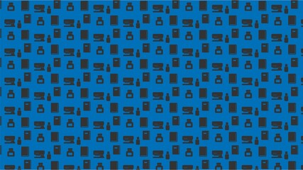 Vector seamless stationary pattern design