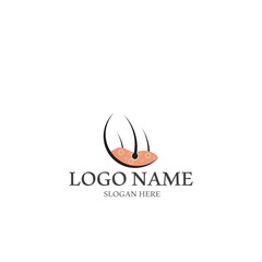 Obraz premium hair treatmen logo and vector template