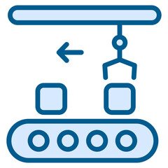Fototapeta premium Production Line Icon