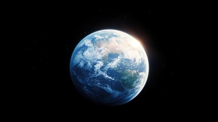 Obraz premium Earth from space illustration