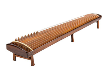PNG Traditional asian string instrument guzheng on display