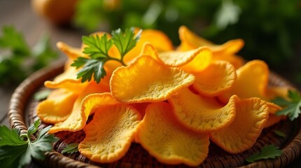 Homemade cassava chips