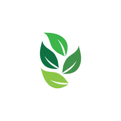 leaf ecology  logo and vector template