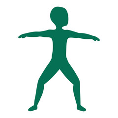 girl Yoga Pose Silhouette picture