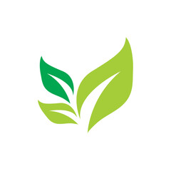 leaf ecology  logo and vector template