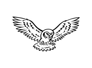 Download Free Black and White Owl Logo SVG – High-Quality Monochrome Vector Design for Branding, Nature, and Wildlife Projects