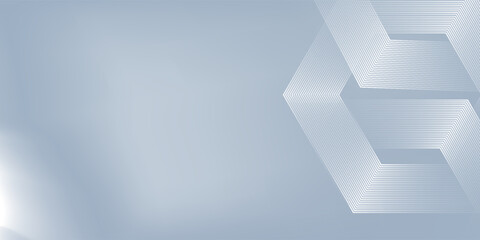 Fototapeta premium White abstract background with dynamic wavy hexagon texture. suitable for wallpaper simple