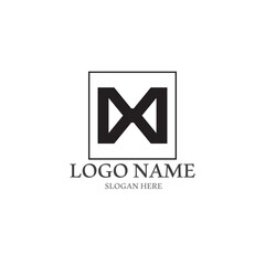 Fototapeta premium M Letter Logo Template