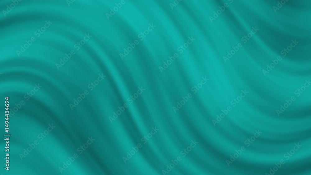 Poster soft teal waves create a smooth, flowing abstract background with a calming effect, abstract texture