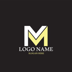 M Letter Logo Template