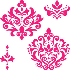 Beautiful flower art and mandala vector design