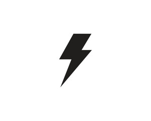 Flash thunderbolt Template vector icon illustration design