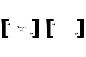 Text Bubble, Quote form
