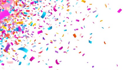 Colorful Confetti Burst Celebration Background