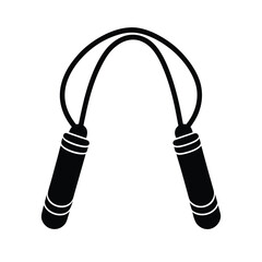 Jump Rope Icon Vector Isolated on White