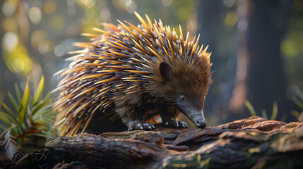 Obraz premium Echidna close up
