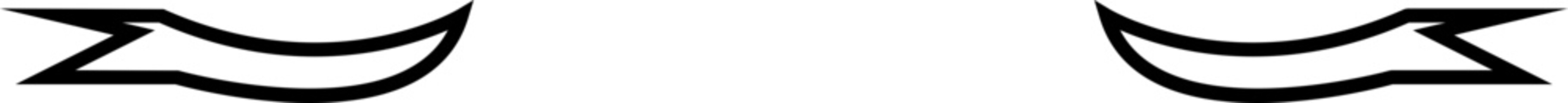 Eyelashes icon, Minimalist abstract hand drawn eye doodle sketch trend silhouette cut out figurine. on transparent background Idea for business visit card, typography vector Perfect salon look