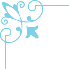 Beautiful flower art and mandala vector design